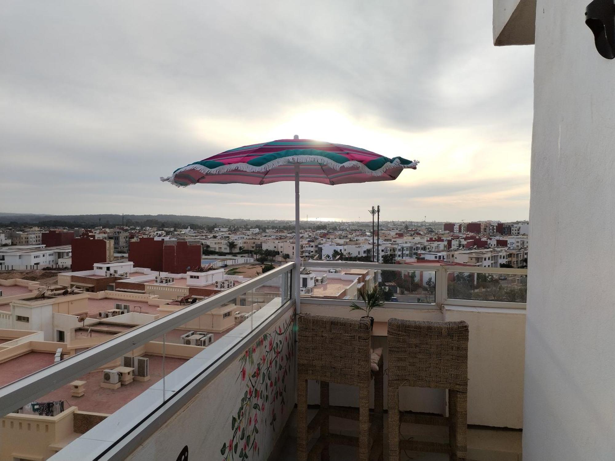 Large Sea View Studio Apartment Agadir Exterior foto