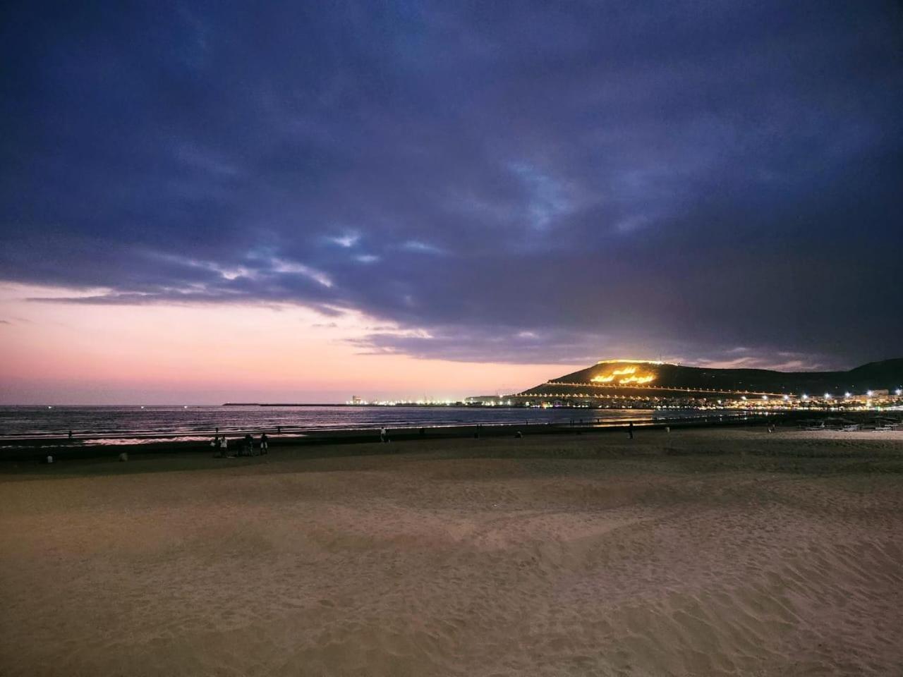 Large Sea View Studio Apartment Agadir Exterior foto